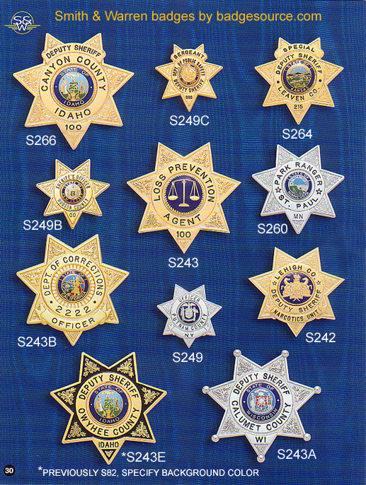 7 point star badges