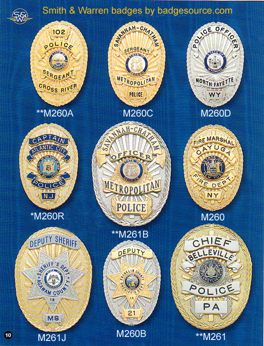POLICE FIRE SECURITY BADGES