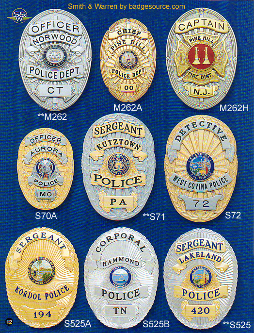 Badges for police