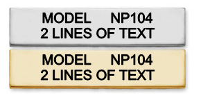 NP104 Nameplate Express
