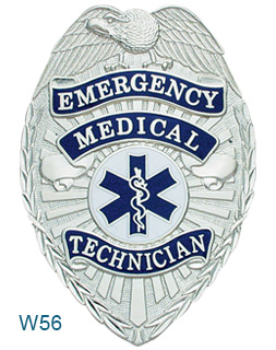 W56 Emergency Medical Technician badge