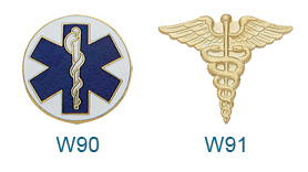 Medical collar insignia